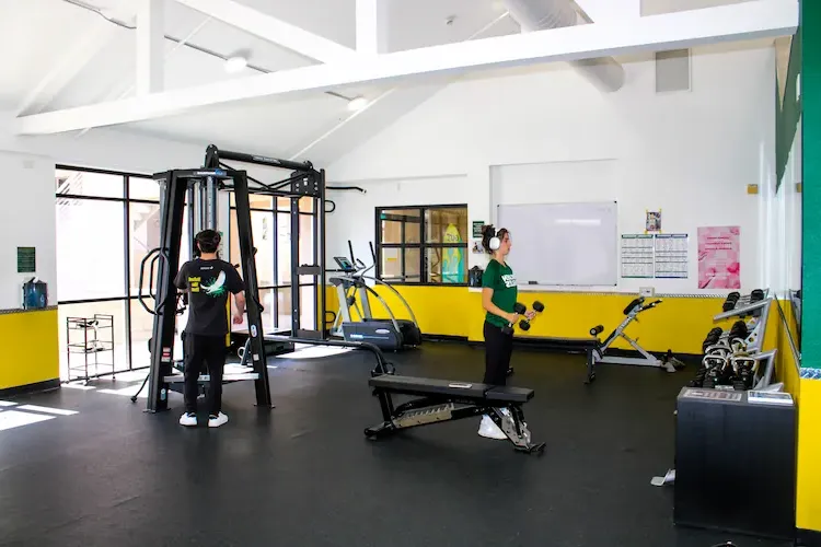 Students training at CU Active